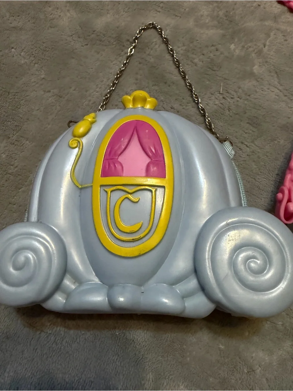 Disney Princess Purse Lot Cinderella Carriage Disney Store Pink Crown